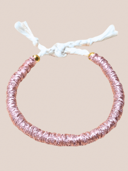 plain twisted armband shiny