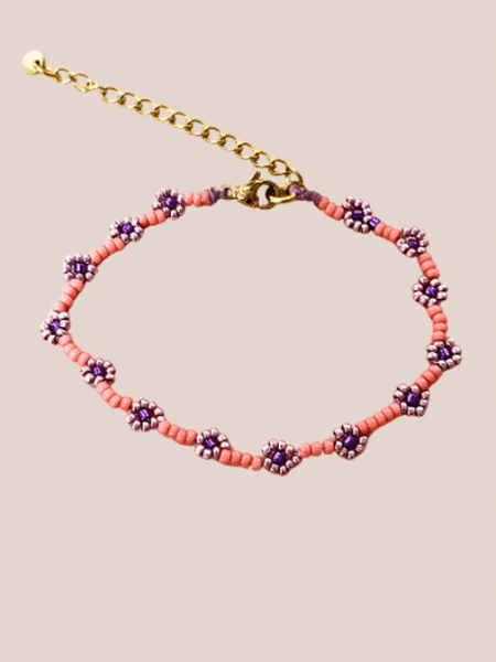 Miyuki bloemetjes armband Lily majesty