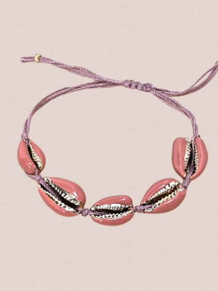Kauri schelpenarmband nude