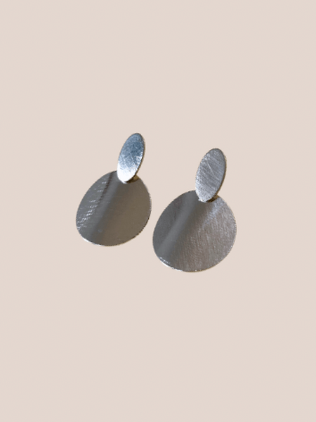 oorhangers hoepels- zilver