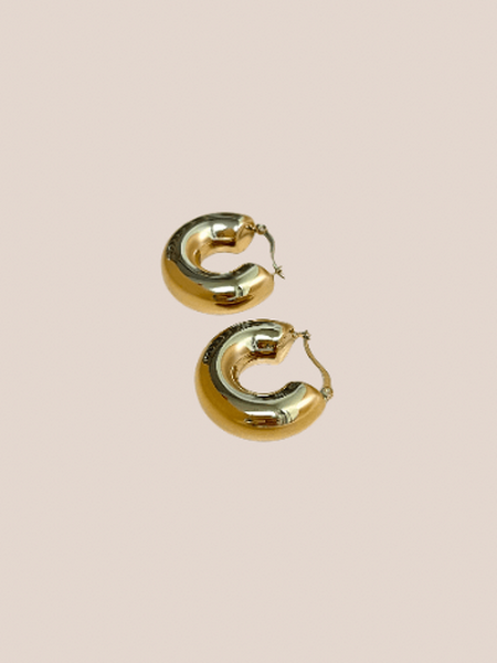 oorring rond goud