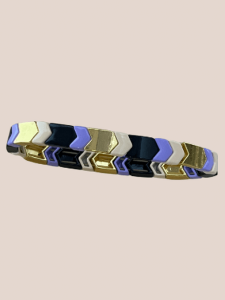 tilebead armband panter